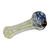 3" SILVER FUMED SPIRAL SQUIGGLE HEAD SPOON HAND PIPE - ASSORTED PACK OF 2