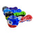 4.5" SILICONE MIXED COLOR HAND PIPE WITH METAL POKER - ASSORTED