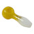 ON POINT GLASS - 4" COLOR WHITE SPOON HAND PIPE SET