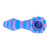 4" SILICONE GEM CUT SPOON HAND PIPE - ASSORTED