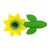 4.5" SILICONE SUNFLOWER SPOON HAND PIPE - ASSORTED
