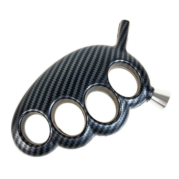 5" CARBON FIBER DESIGN KNUCKLE BUBBLER HAND PIPE