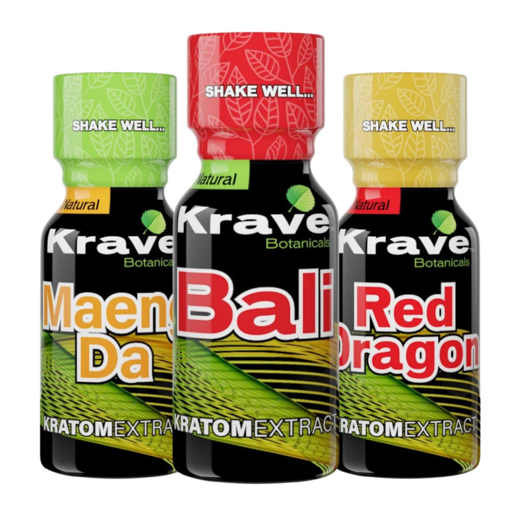 KRAVE KRATOM SHOTS - 12CT BOX