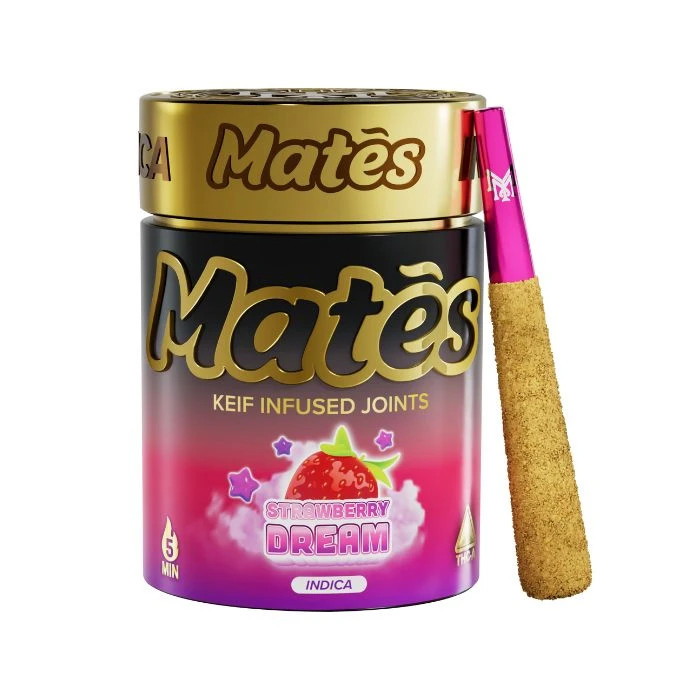 MUHA MEDS MATES PRE ROLLS - 5 MINI ROLLS PER BOTTLE - PACK OF 5 BOTTLES