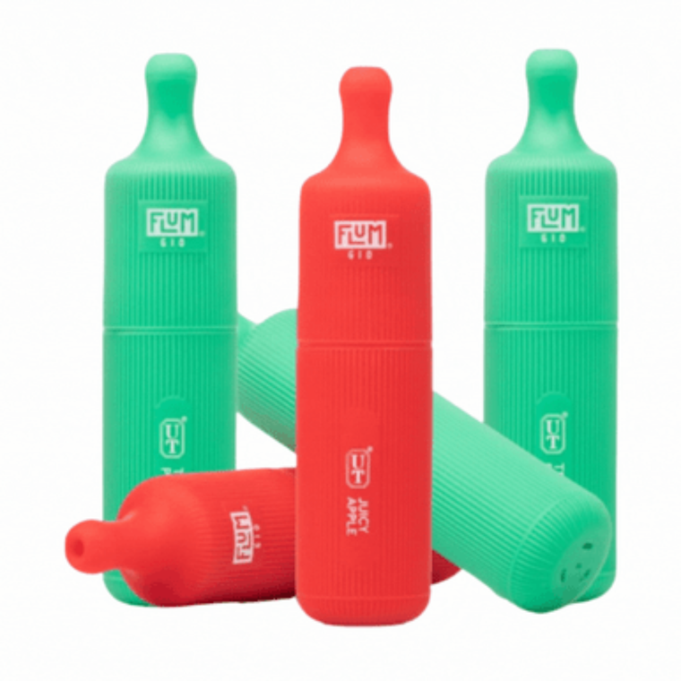 FLUM GIO 3000 DISPOSABLE VAPE 8ML 5% NIC 3000 PUFFS - PACK OF 10