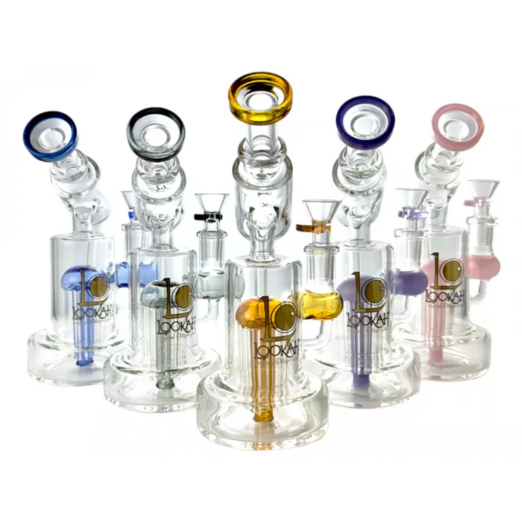 8" TREE PERC RECYCLER WATER PIPE BY LOOKAH GLASS [WPC726]