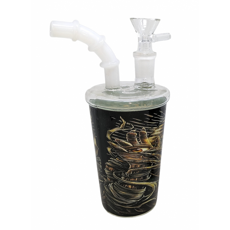 7" ASSORTED SIPPER WATER PIPE RIG - [VG02]