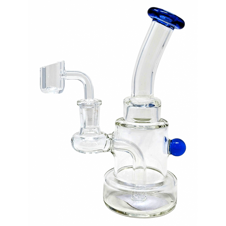 6.5" ASSORTED MINI TIERED CYLINDER WATER PIPE RIG - [MRJ21-C]