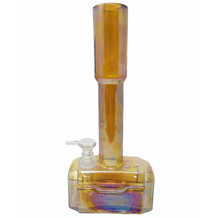 12" HAMMER SOFT GLASS WATER PIPE - GLASS ON GLASS BY ATTA GLASS [E1123G]