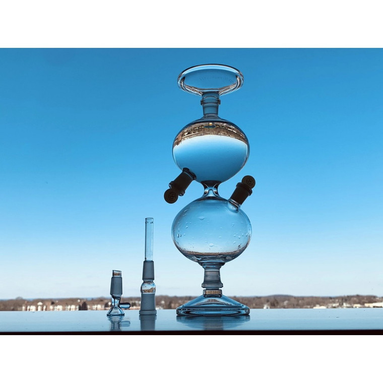 11" INFINITY WATERFALL REMASTERED GRAVITY WATER PIPE BY JINNI PIPE - [IWWAT0002]