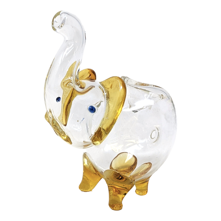 CLEAR TUBE ELEPHANT HAND PIPE [RKGS30]