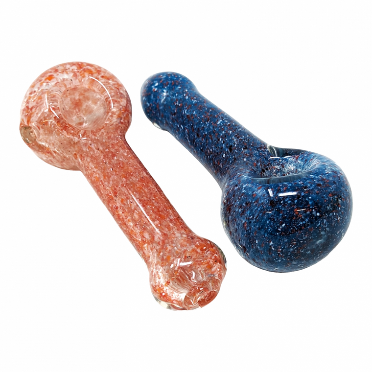 4" FRIT CANDY HAND PIPE (PACK OF 2) [DJ485]