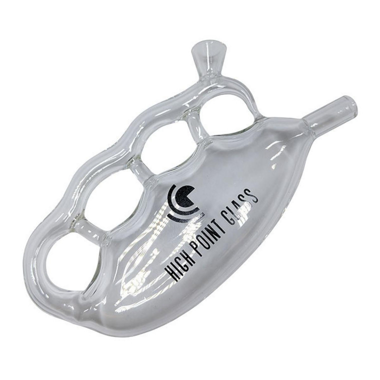 HIGH POINT GLASS - GLASS KNUCKLE BUBBLER - SINGLE