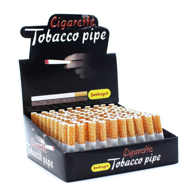 55MM CERAMIC TOBACCO TASTERS PIPE - DISPLAY OF 100