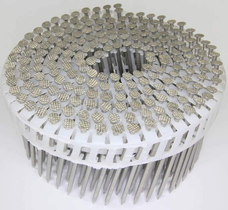 Category image 15° SS (304) Plain Shank Fiber Cement Siding Nails