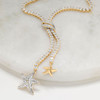 14kt Gold Lab Diamond Starfish Necklace