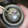 Claddagh February Birthstone Ring