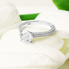 14kt White Gold Celtic Knot Mount Only Engagement Ring
