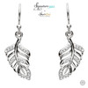 Silver Pendant Embellished With White Crystal