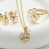 14kt Gold Lab-Grown Diamond Mini Compass Stud Earrings