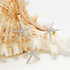 14kt Gold Lab Grown Diamond Starfish Stud Earrings