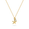 14kt Gold Lab-Grown Diamonds Mini Starfish Necklace