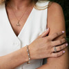 14kt Yellow Gold Celtic Eternity Band with Lab Diamonds