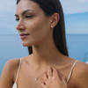 14kt Gold Lab-Grown Diamonds Mini Whale Tail Stud Earrings