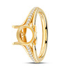 14kt Yellow Gold Trinity Knot Mount Only Engagement Ring