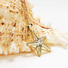 14kt Gold Lab Grown Diamond Center Starfish Necklace