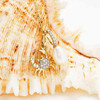 14kt Gold Lab Grown Diamond Freshwater Pearl Crab Pendant