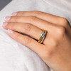 14kt Yellow Gold Love Knot Mount Only Engagement Ring