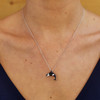 Orca Whale Necklace With Crystals