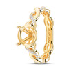 14kt Yellow Gold Infinity Knot Mount Only Engagement Ring