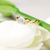 14kt Yellow Gold Infinity Knot Mount Only Engagement Ring