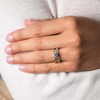 14kt Yellow Gold Infinity Knot Mount Only Engagement Ring