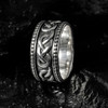 Sterling Silver Celtic Knot Endless Weave Men's Ring
