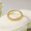 14kt Yellow Gold Lab Grown Diamond Trinity Knot Wedding Ring