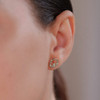 Sterling Silver Claddagh Stud Earrings