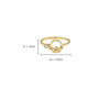 14kt Gold and Lab Diamonds Claddagh Ring