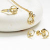 14kt Gold and Lab Diamonds Claddagh Ring