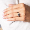 14kt White Gold Infinity Knot Mount Only Engagement Ring