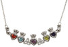 5 Stone Trinity Knot Mothers Pendant