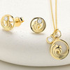14kt Gold Lab-Grown Diamond Mini Wave Necklace