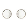 Sterling Silver with Mother of Pearl Stud Earrings