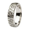 Ladies Diamond Wedding Ring with Trinity Knots