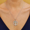 Five Stone Family Tree of Life Pendant