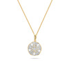 14kt Gold Lab-GrownDiamond Sands Dollar Medallion Necklace