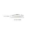 14kt White Gold Lab-Grown Diamond Celtic Wedding Ring