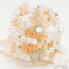 14Kt Gold Vermeil White Agate Sea Turtle Stretchy Bracelet